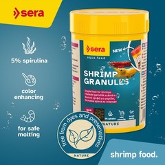 Shrimp Granules, 1.9 oz I Premium Shrimp Food with spirulina & Alder Cones | …