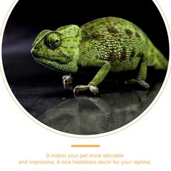 8Pcs Knitted Reptile Mini Hats Adorable Snake Lizard Wearing Adjustable Hats