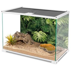 AWERT 72×24 inches Tropical Leaves Terrarium Background Polyester Reptile Hab…