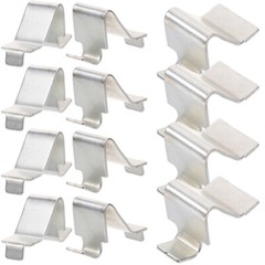 12Pcs Metal Shelf Supports Cabinet Clip Adjustable Clips Shelving Clamp Bracket