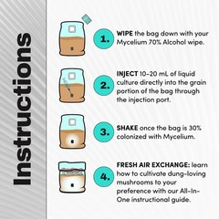 Mycelium Mushroom Growing Kit (5LB Bag) I CVG Substrate (Coco Coir, Vermiculi…