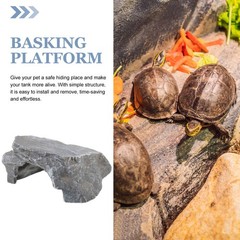 Turtle Ramp Basking Platform Rockery Decoration Aquarium Décor Accessories