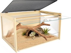 Reptile Terrarium Enclosure 30Gallon Bearded Dragon Tank, 24*16*16inch