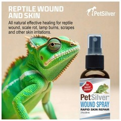 Reptile Wound Spray with Chelated Silver – Reptile Wound Care for Snakes, Liz…