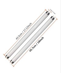 COOSPIDER 2-Pack 15W U/V BL CFL Compact Light Bulb for 30W Electric Zapper Repla