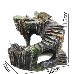 Turtle Basking Platform Decorations Ornament Accessories Sturdy Reptile Cave