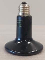 Ceramic Heat Lamp Emitter Reptile Chicken Pet Amphibian 250W Black No Light