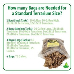 Chilean Sphagnum Moss 100g Terrarium Substrate Plant Reptile Amphibian Humidity