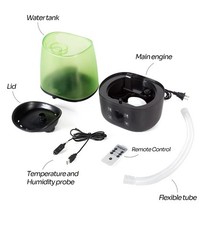 Reptile Automatic Fogger 2 IN 1 Digital Timing & Hygrostat Humidifier Remote SEE
