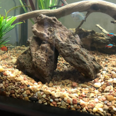 QTY 5 Lava rock 3.5″ to 5″ fish decor, terrarium rocks, organic, natural stone