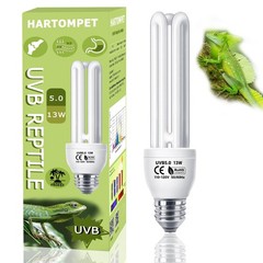 UVB 5.0 Linear Lamp 13W Compact Fluorescent UVAUVB Tropical Terrarium