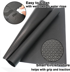 2-Pack Reptile Carpet Mats, Two-Tone Substrate for Bearded Dragons, Geckos, Snak