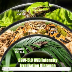 NEPTONION T5 HO UVB 5.0 Reptile Lamp 39W 34 Inch