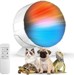 Safe 200W Reptile Space Heater with Remote Control – Ideal for Snakes and Geckos
