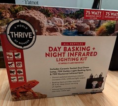 Thrive Reptile Day Basking & Night Infrared Lighting Kit
