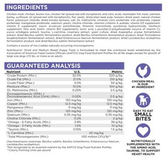 Puppy Food for Small and Medium Breeds, Chicken Meal and Rice, 4LB