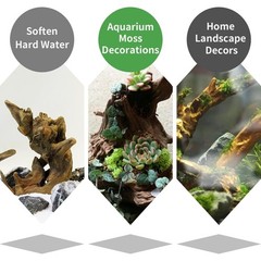 Hamiledyi 3 Pcs Natural Driftwood for Aquarium 7-12 Inch Driftwood Branches B…