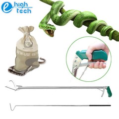 47″ Snake Tongs Catcher Grabber & 39″ Retractable Reptile Hook Tool Hunting Bag