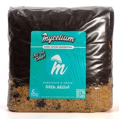 Mycelium Mushroom Growing Kit (5LB Bag) I CVG Substrate (Coco Coir, Vermiculi…
