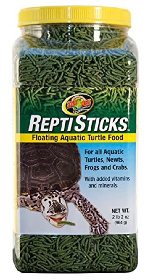 Zoo Med ReptiSticks Floating Aquatic Turtle Food, 4.85-Ounce Assorted Sizes