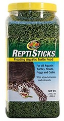 Zoo Med ReptiSticks Floating Aquatic Turtle Food, 4.85-Ounce Assorted Sizes