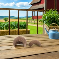 4Pcs Coconut Shell Reptile Caves Durable Hideouts for Geckos Hermit Crab Tanks