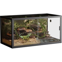 48″x24″x24″ Reptile Enclosure 120 Gallon Large Reptile Terrarium Habitat Tank