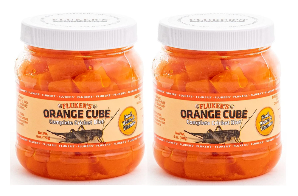 Fluker’s Orange Cube Complete Cricket Diet 2 Pack