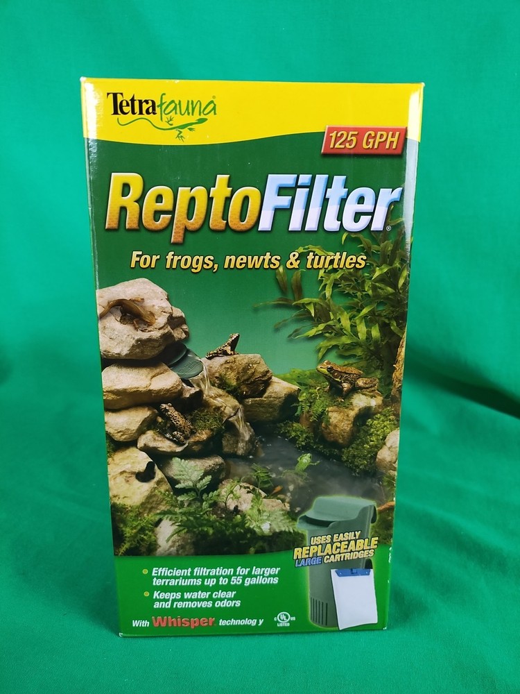 TetraFauna ReptoFilter 125 GPH For Frogs Newts Turtles
