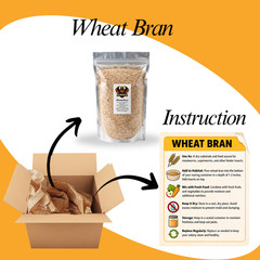 10 lb Wheat Bran for Mealworms & Superworms Food Bedding Free Shipping