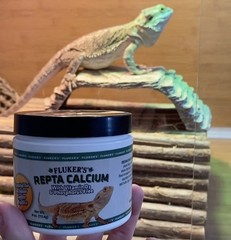 4 oz Fluker’s Calcium Powder for Reptiles – Premium Reptile Calcium Powder with