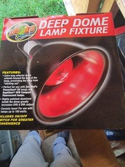 Zoo Med Deep Dome Lamp Fixture for Pets Black, 8.5″ Diameter, 160W