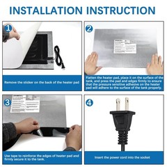 RV Tank Heater Pad 120V,12″x18″ RV Holding Tank Heater Pad w/Thermostat-2pk |…