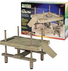 Decorative Turtle Pier Floating/Basking Platform, Large