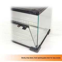 Zilla QuickBuild Terrarium 20in x 12in x 10in with Easy Clean Bedding Tray