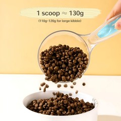 Cuchara multiusos comida mascotas: cuchara comida perros y gatos con clip bolsa.