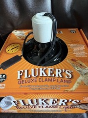 Fluker’s Deluxe Clamp Lamp 8.5 Inch 150W Max for Reptiles and Pets Lighting NEW