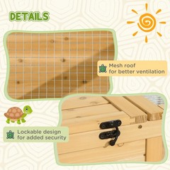 Indoor Tortoise House Habitat Reptile Cage Outdoor for Turtles Lizards Snakes