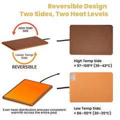 Small Animal Heating Pad, Small Animal Bed, Outdoor/Indoor Winter Thermal Hea…