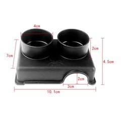3 Pack Reptile Feeding Box Plastic Feeder Bowl Black for Pet Use