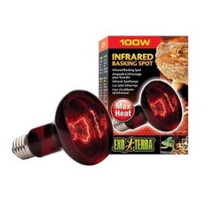 3pk Exo Terra 100W Bulb Infrared Basking Spot Max Heat PT-2144 FAST SHIP! DA4