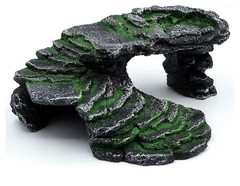 SHALE CAVE HIDEAWAY MEDIUM RESIN 9x6x4in NWT Reptology Penn Plax Reptiles, Fish