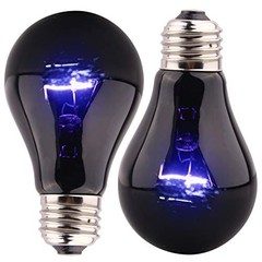 Pack of 2 Reptile Heat Lamp 60 Watt Reptile Night Heat Bulb Terrarium Moon