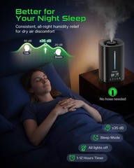 5L Reptile Fogger Humidifier w/ Remote Timer Terrarium Misting System