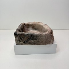 Zoo Med Repti Rock Corner Bowl 5” Pink/Gray/Black EUC