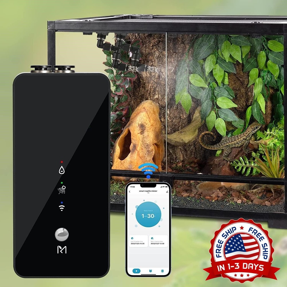 Reptile Fogger Automatico Para Reptiles Mister Fogger Para Terrario, Cronome…