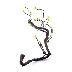 Reptile Plants Plastic Jungle Vines Branches Terrarium Plant for Bearded Dragon