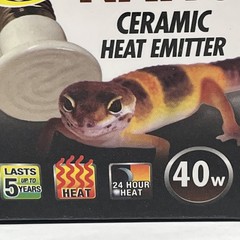 Zoo Med Nano Ceramic Heat Emitter 40W – Reptile Amphibian Vivarium Heating Bulb