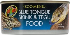 Zoo Med Blue Tongue Skink and Tegu Wet Food For Carnivorous Lizards 6-oz 2-Pack