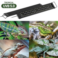 Dimming LED UVB Reptile Light, 24“ LED Reptile Light Bar with Brightness Adju…